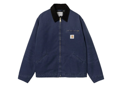 Carhartt WIP OG Detroit Aged Canvas Jacket Air Force Blue/Black