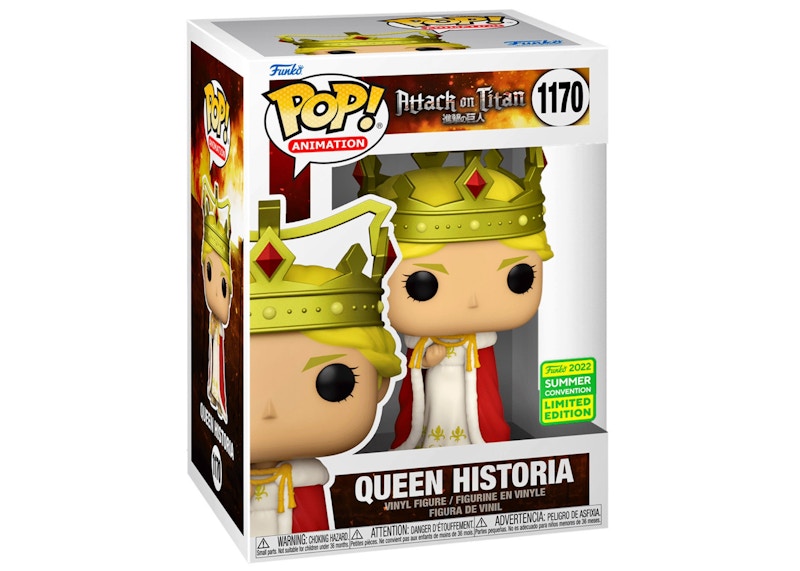 Funko Pop! Animation Attack on Titan Queen Historia 2022 Summer Convention Exclusive Figure #1170