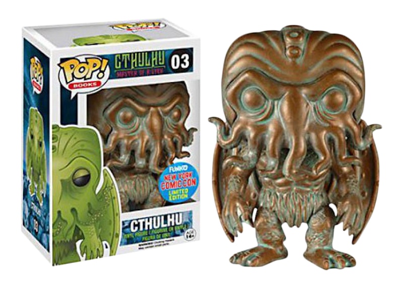 Funko Pop! Books Cthulhu Master of R'lyeh Cthulhu (Patina) NYCC Figure #03