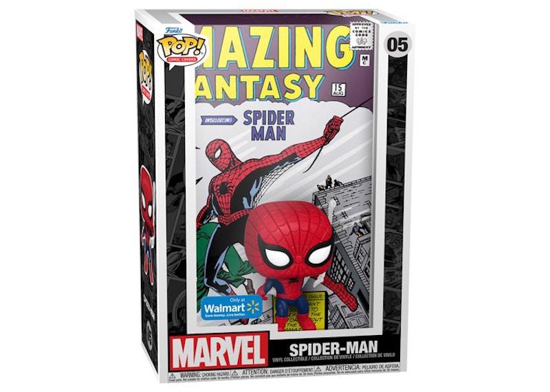Funko Pop! Comic Covers Amazing Spider-Man (Spider-Man) Walmart Exclusive Figure #05