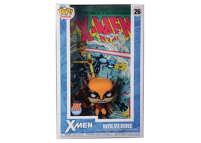 Funko Pop! Comic Covers Marvel X-Men Wolverine PX Previews Exclusive Figure #26