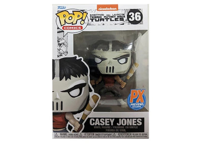 Funko Pop! Comics Teenage Mutant Ninja Turtles Casey Jones PX Previews Exclusive Figure #36