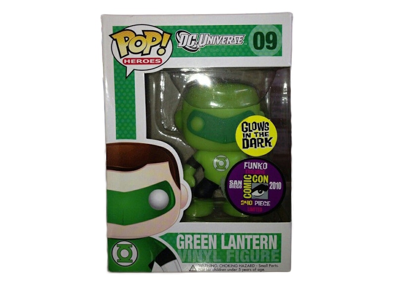 Funko Pop! DC Comics Green Lantern (Glow) (Green) SDCC Figure #09