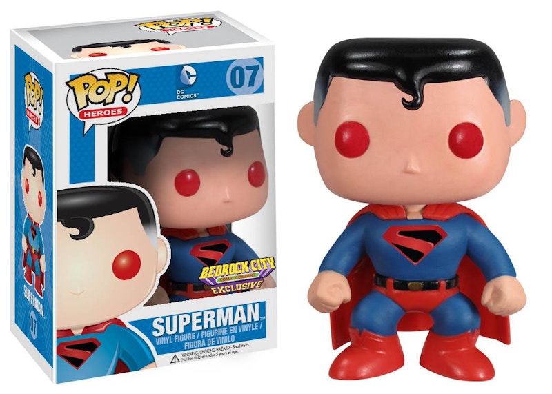 Funko Pop! DC Comics Superman (Kingdom Come) Bedrock City Exclusive Figure #07