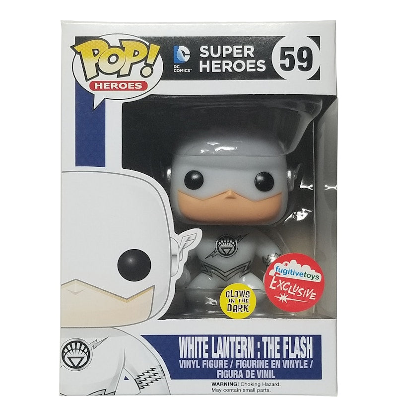 Funko Pop! DC Super Heroes White Lantern (The Flash) (Glow) Fugitive Toys Exclusive Figure #59