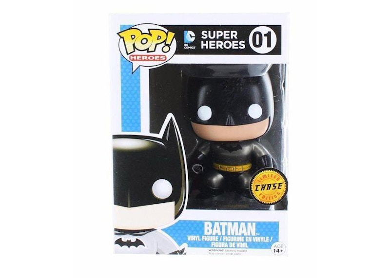 Funko Pop! DC Heroes Batman (Chase) (Metallic) Figure #01
