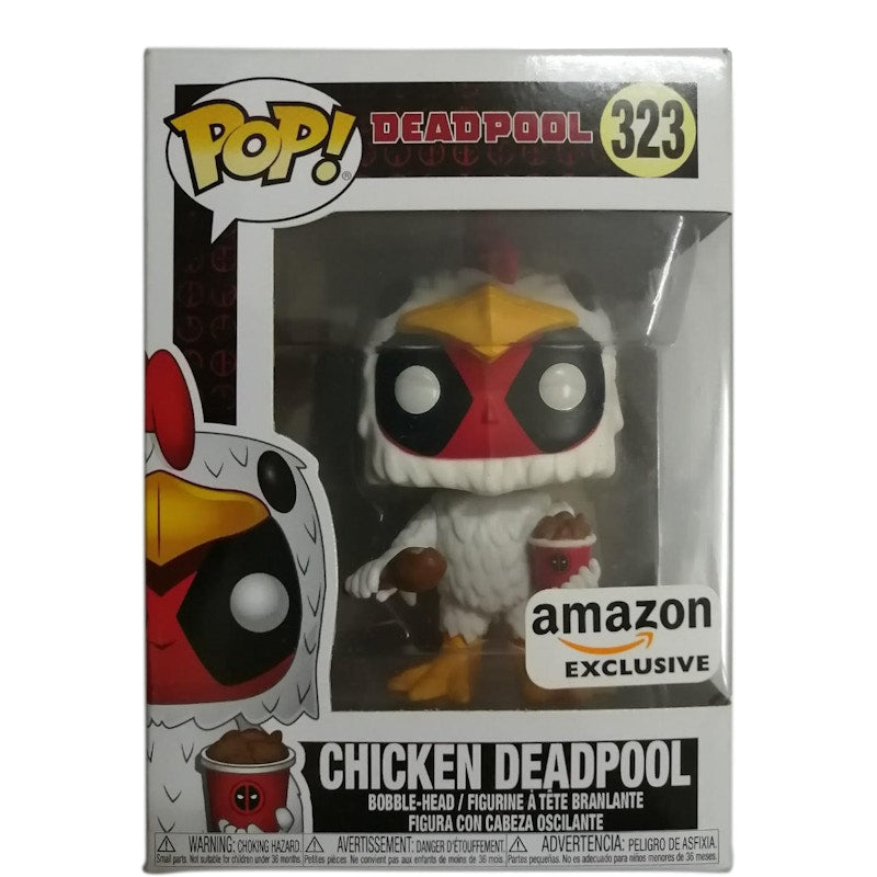 Funko Pop! Deadpool Chicken Deadpool Amazon Exclusive Bobble-Head Figure #323