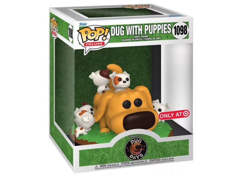 Funko Pop! Deluxe Disney Dug Days Dug With Puppies Target Exclusive Figure #1098