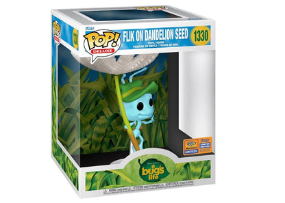 Funko Pop! Deluxe Disney Pixar A Bug's Life Flik on Dandelion Seed WonderCon 2023 Exclusive Figure #1330