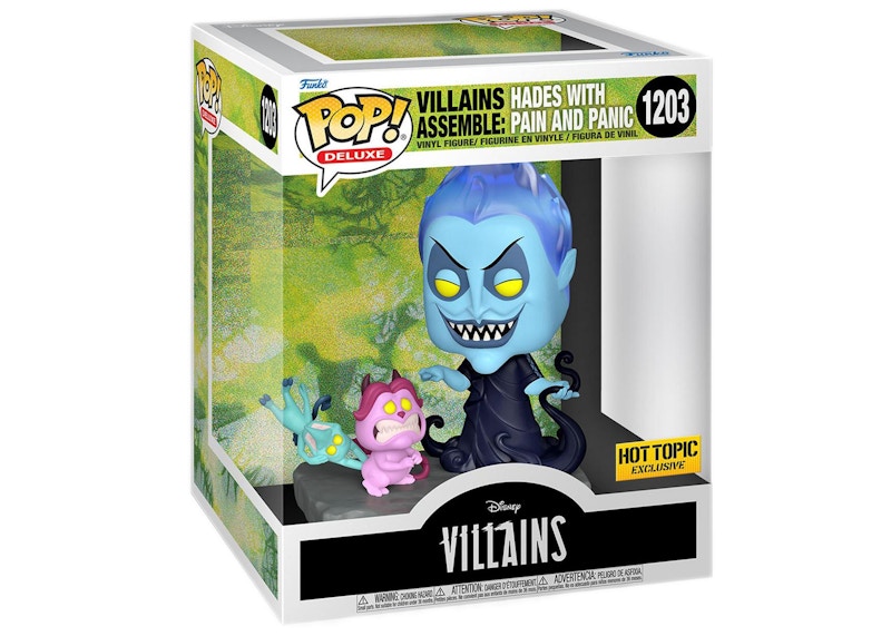 Funko Pop! Deluxe Disney Villains Assemble: Hades with Pain and Panic Hot Topic Exclusive Figure #1203