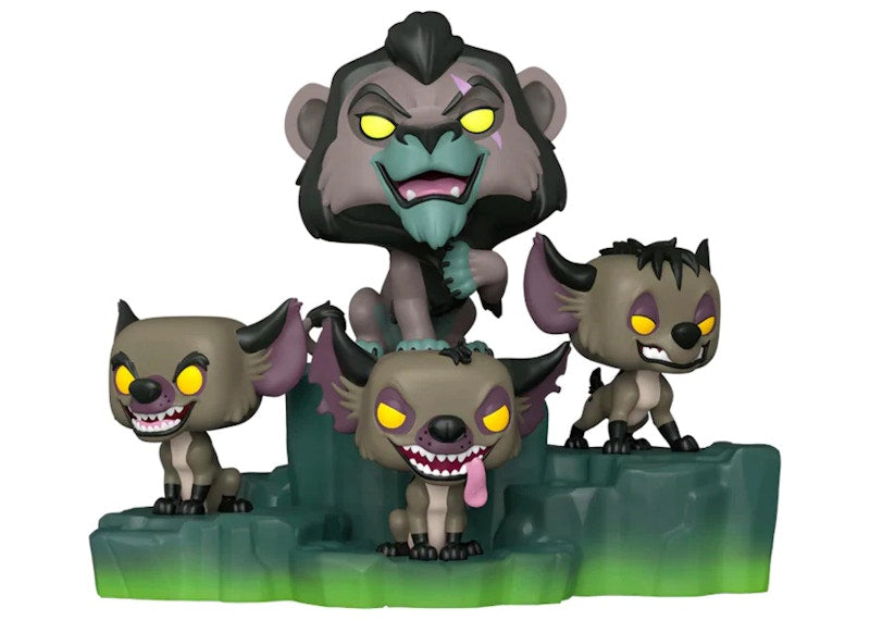 Funko Pop! Deluxe Disney Villains (Villains Assemble: Scar with Hyenas) Special Edition Figure #1204
