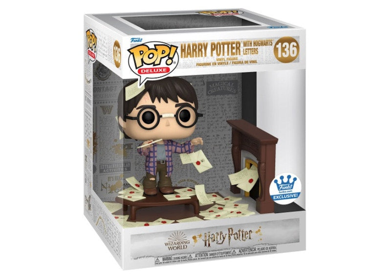 Funko Pop! Deluxe Harry Potter With Hogwarts Letters Funko Shop Exclusive Figure #136
