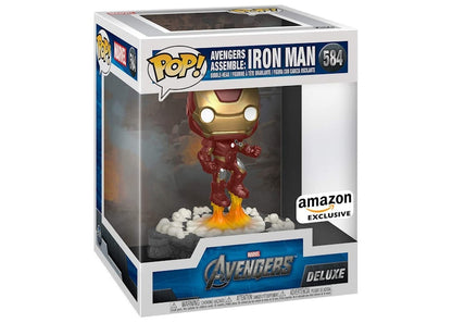 Funko Pop! Deluxe Marvel Avengers Assemble: Iron Man Amazon Exclusive Figure #584