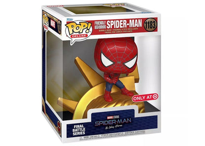 Funko Pop! Deluxe Marvel Studios Spider-Man No Way Home Friendly Neighborhood Spider-Man Target Exclusive Figure #1183