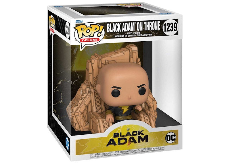 Funko Pop! Deluxe Movies DC Black Adam on Throne Figure #1239