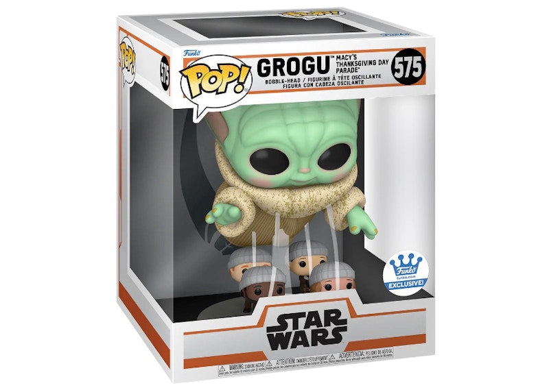 Funko Pop! Deluxe Star Wars Grogu Macy's Thanksgiving Day Parade Funko Shop Exclusive Figure #575