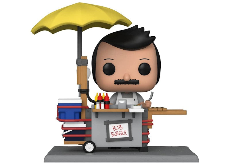 Funko Pop! Deluxe The Bob's Burgers Movie Bob with Burger Cart Amazon Exclusive Figure #1224