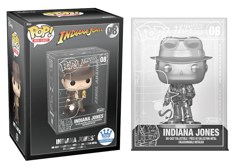 Funko Pop! Die-Cast Indiana Jones Chase Edition Funko Shop Exclusive Figure #08