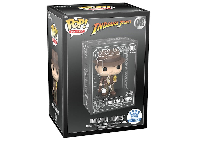 Funko Pop! Die-Cast Indiana Jones Funko Shop Exclusive Figure #08
