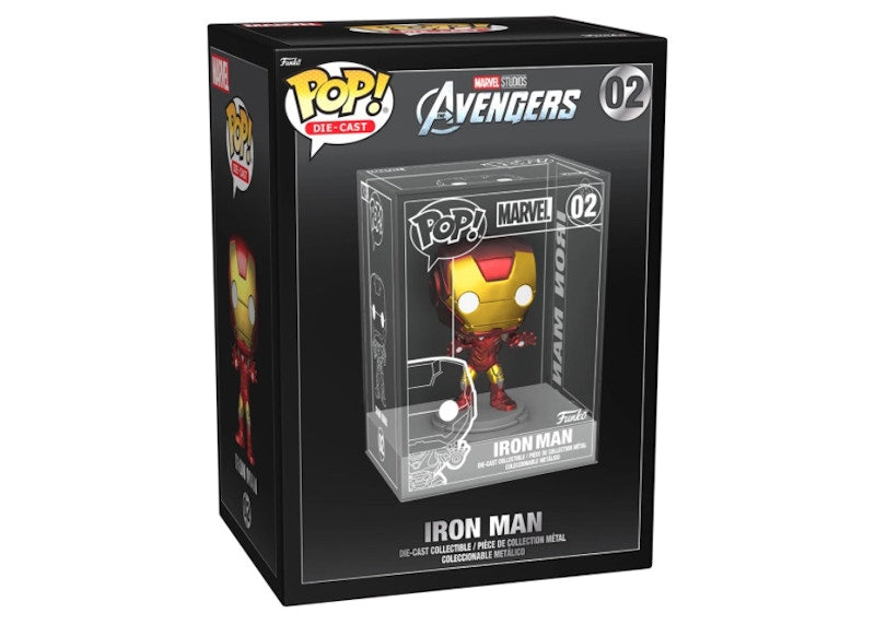 Funko Pop! Die-Cast Marvel Studios Avengers Iron Man Figure #02
