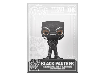 Funko Pop! Die-Cast Marvel Studios Black Panther Funko Shop Exclusive Figure #06