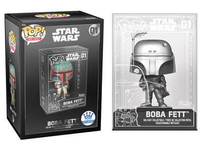 Funko Pop! Die-Cast Star Wars Boba Fett Funko Shop Chase Exclusive Figure #01