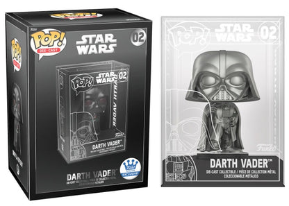 Funko Pop! Die-Cast Star Wars Darth Vader Funko Shop Chase Exclusive Figure #02