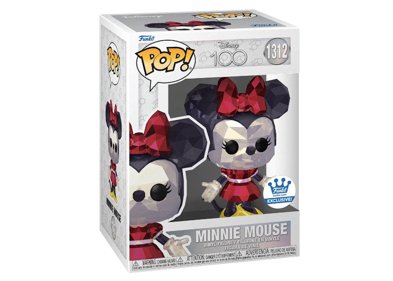 Funko Pop! Disney 100 Minnie Mouse (Facet) Funko Shop Exclusive Figure #1312