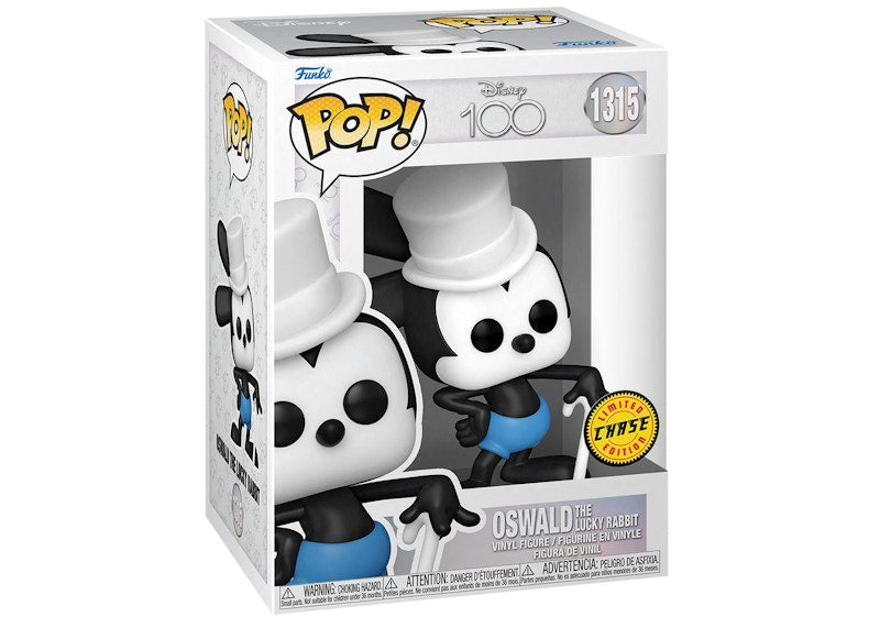 Funko Pop! Disney 100 Oswald the Lucky Rabbit Chase Edition Figure #1315