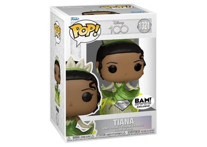Funko Pop! Disney 100 Tiana Diamond Collection BAM Exclusive Figure #1321