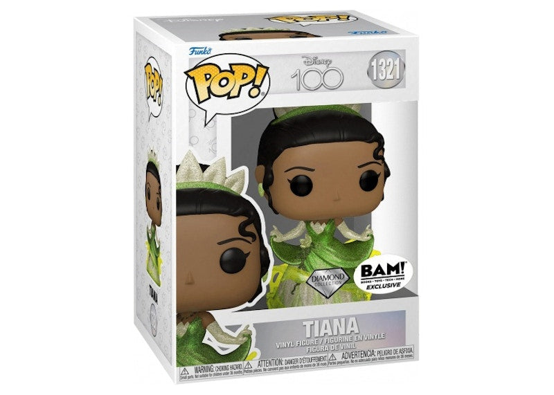 Funko Pop! Disney 100 Tiana Diamond Collection BAM Exclusive Figure #1321