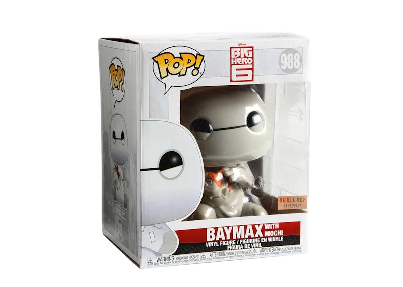 Funko Pop! Disney Baymax with Mochi (Glow) Chase Box Lunch Exclusive Figure #988