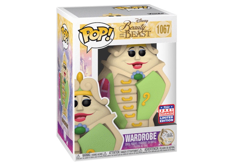 Funko Pop! Disney Beauty And The Beast Wardrobe 2021 Summer Convention Exclusive Figure #1067