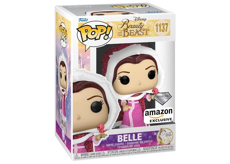 Funko Pop! Disney Beauty and The Beast Belle Diamond Collection Amazon Exclusive Figure #1137