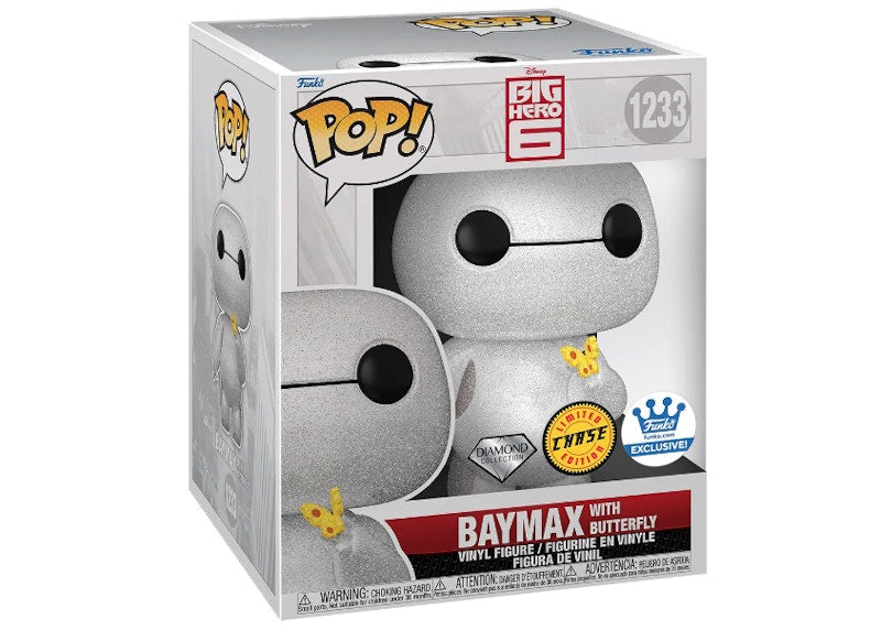 Funko Pop! Disney Big Hero 6 Baymax with Butterfly Diamond Collection Chase Edition Funko Shop Exclusive Figure #1233