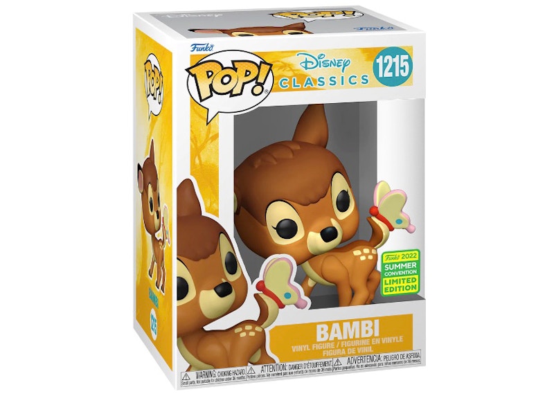 Funko Pop! Disney Classics Bambi 2022 Summer Convention Exclusive Figure #1215