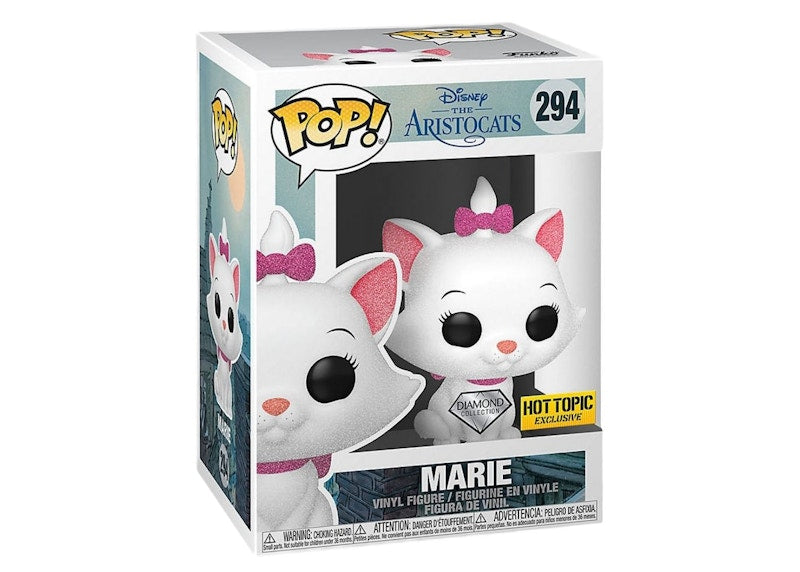 Funko Pop! Disney Diamond Collection The Aristocats Marie Hot Topic Exclusive Figure #294