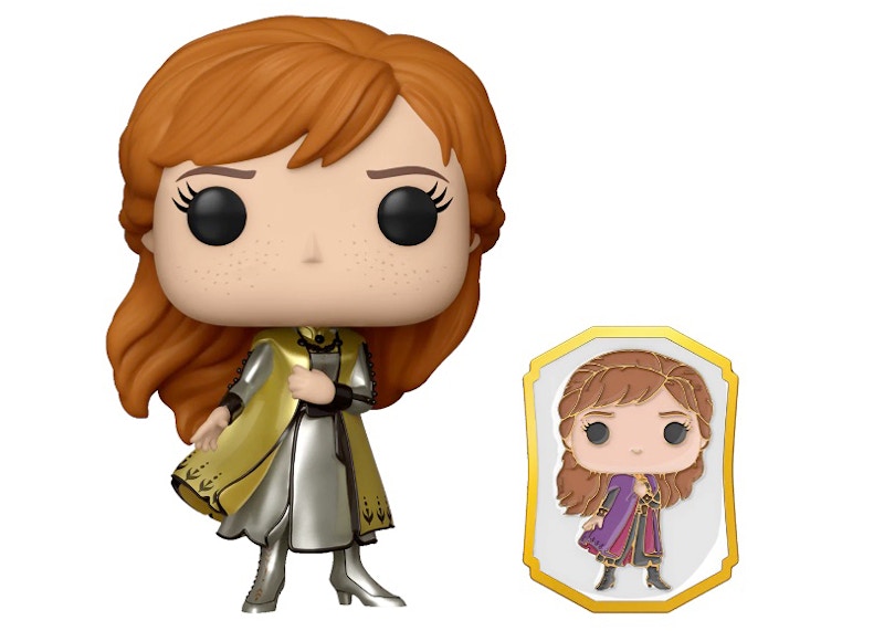 Funko Pop! Disney Frozen Anna with Pin Funko Shop Gold Label Exclusive Figure #582