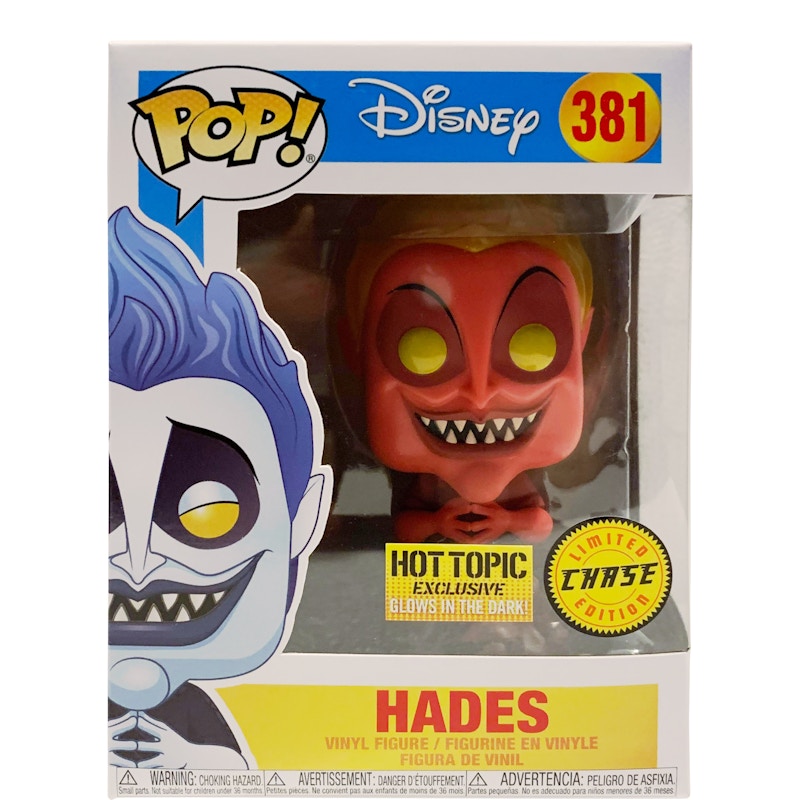 Funko Pop! Disney Hercules Hades Red (Glow) (Chase) Hot Topic Exclusive Figure #381