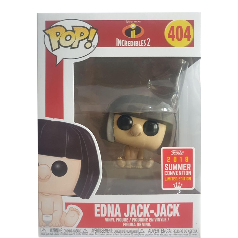 Funko Pop! Disney Incredibles 2 Edna Jack-Jack Summer Convention Figure #404