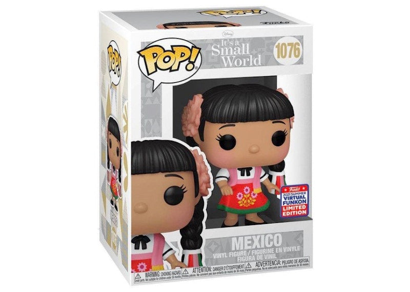Funko Pop! Disney It's A Small World Mexico 2021 Summer Virtual Funnkon Exclusive Figure #1076
