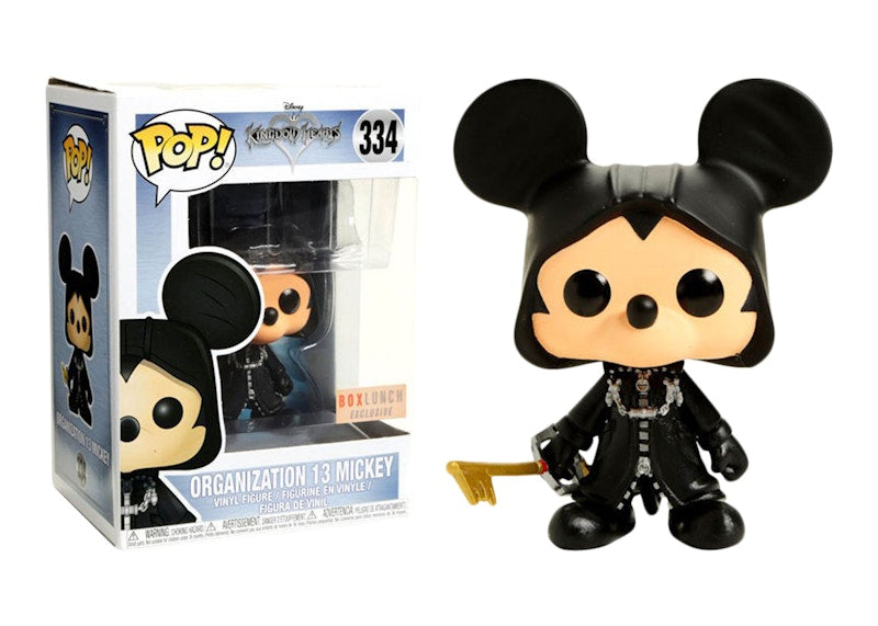 Funko Pop! Disney Kingdom Hearts Organization 13 Mickey Box Lunch Exclusive Figure #334