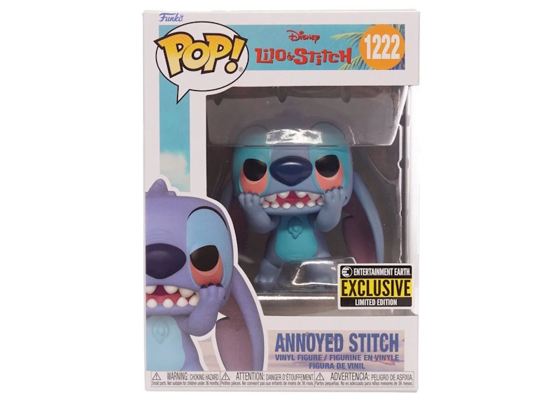 Funko Pop! Disney Lilo & Stitch Annoyed Stitch Entertainment Earth Exclusive Figure #1222