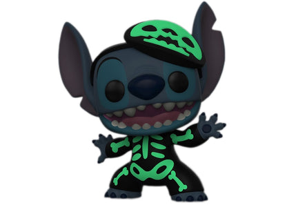 Funko Pop! Disney Lilo & Stitch Skeleton Stitch GITD Chase Edition Entertainment Earth Exclusive Figure #1234