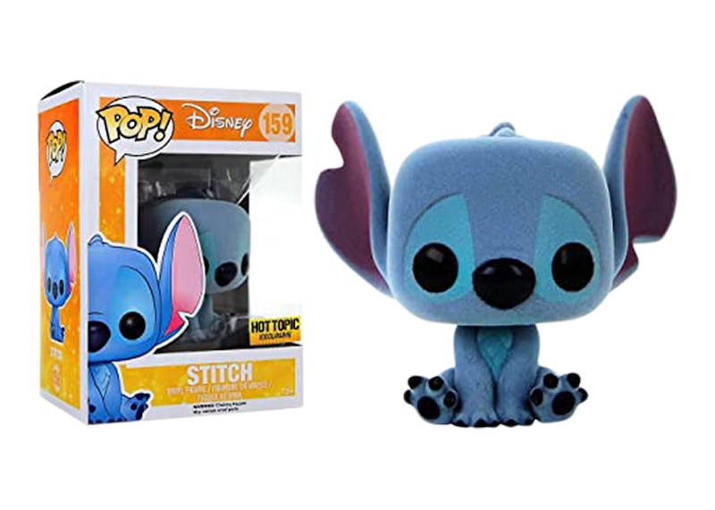 Funko Pop! Disney Lilo & Stitch Stitch (Flocked) Hot Topic Exclusive Figure #159