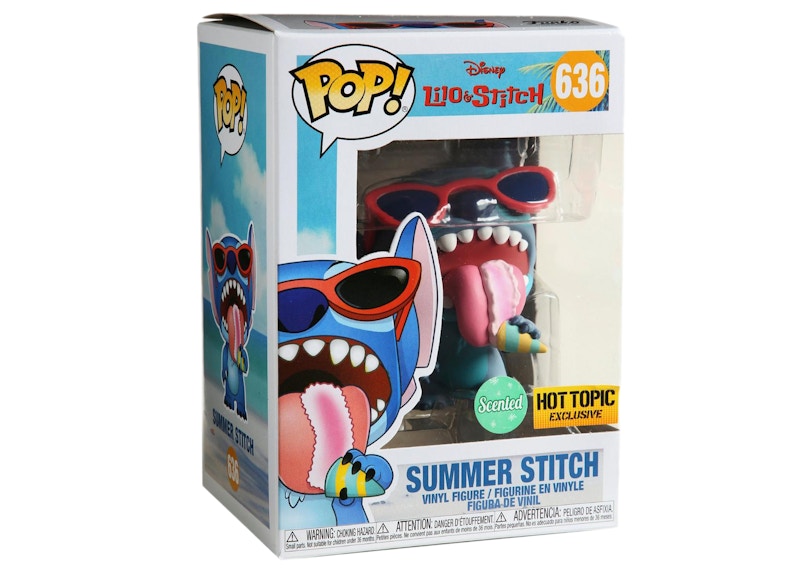Funko Pop! Disney Lilo & Stitch Summer Stitch Scented Hot Topic Exclusive Figure #636