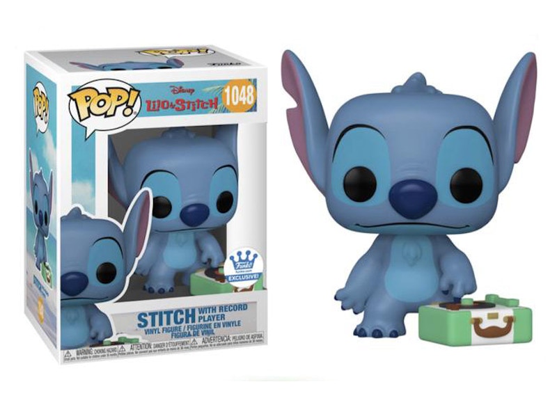 Funko Pop! Disney Lilo & Stitch with Record Player Funko Exclusive Figure #1048