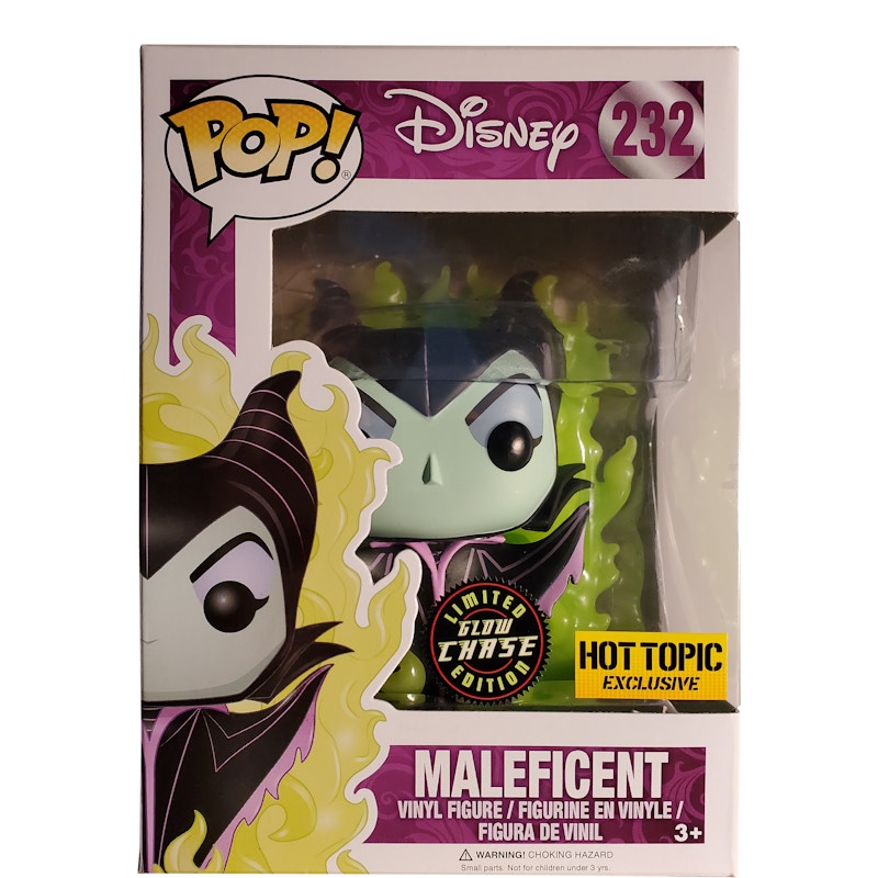 Funko Pop! Disney Maleficent (Glow) (Chase) Hot Topic Exclusive Figure #232