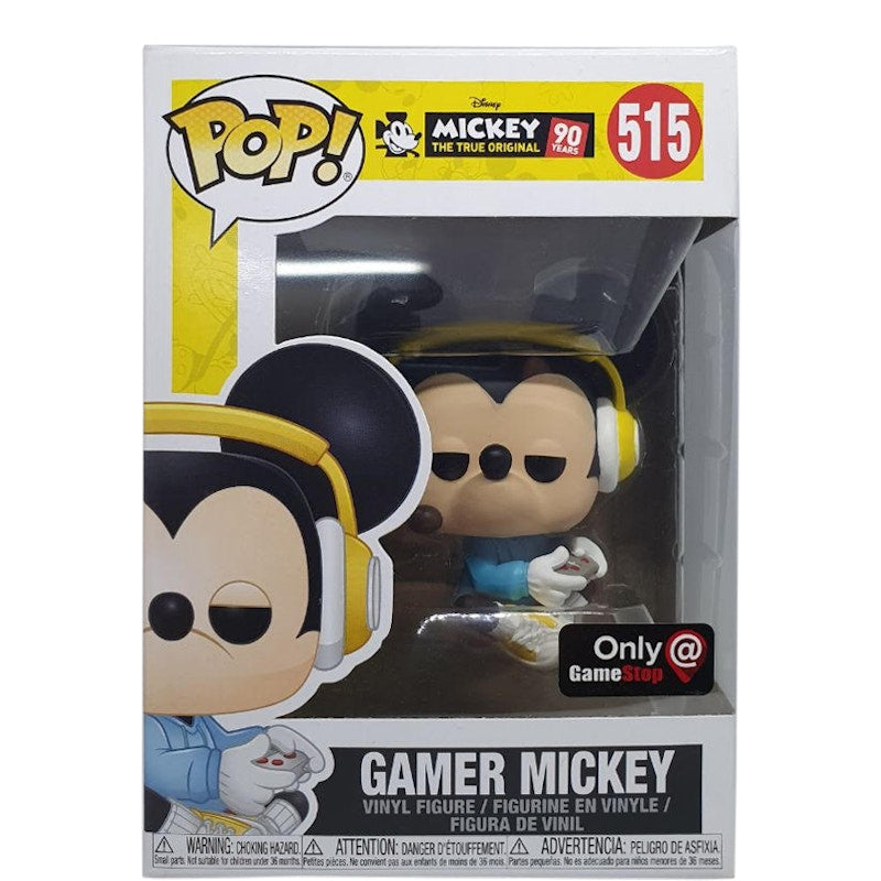 Funko Pop! Disney Mickey The True Original Gamer Mickey Game Stop Exclusive Figure #515