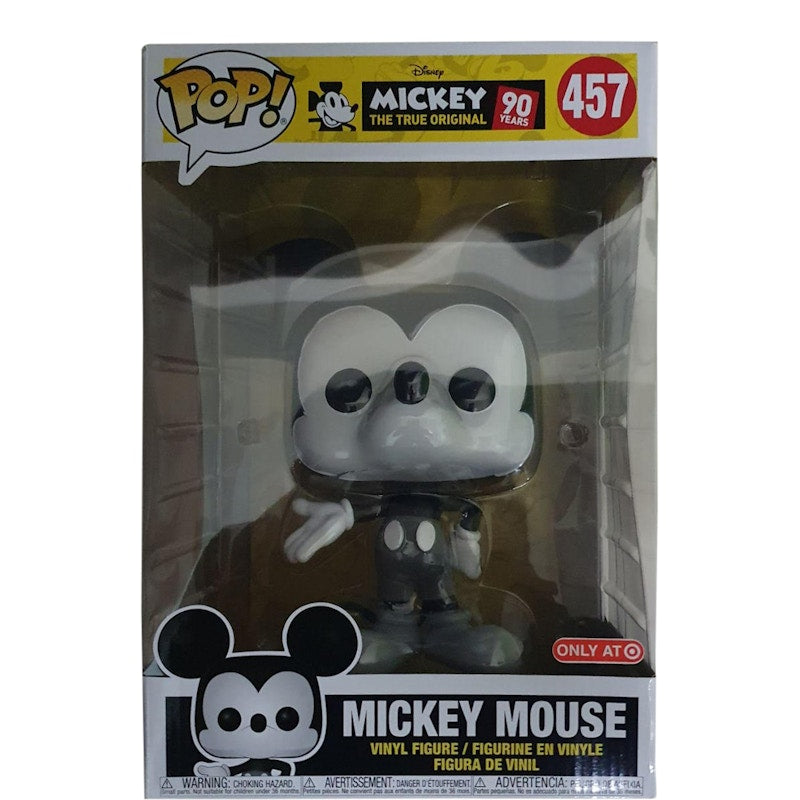 Funko Pop! Disney Mickey The True Original Mickey Mouse (Black White) Target Exclusive 10 inch Figure #457